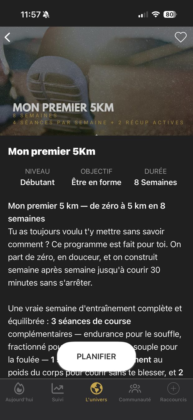 Objectif concret et vidéos