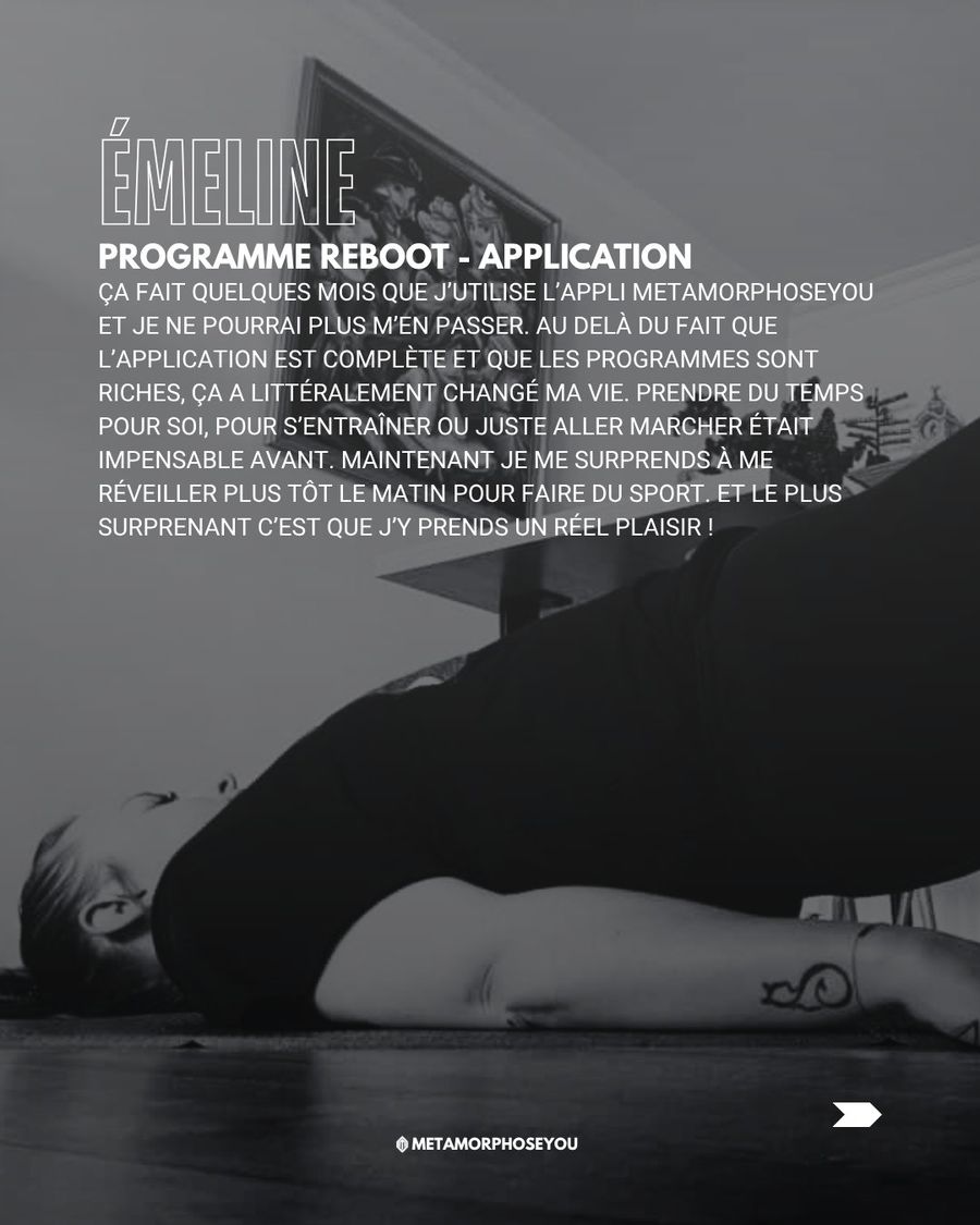 Témoignage d'Émeline — Application