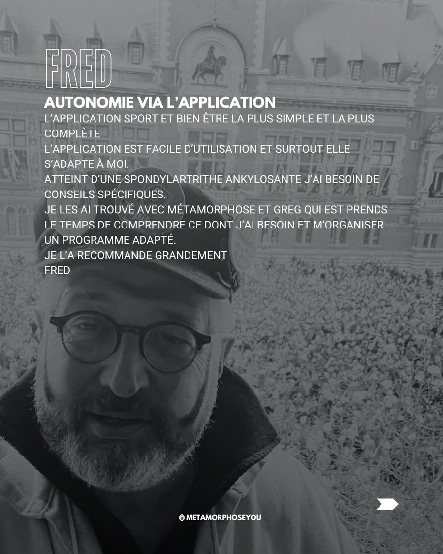 Témoignage de Fred — Autonomie via l'application