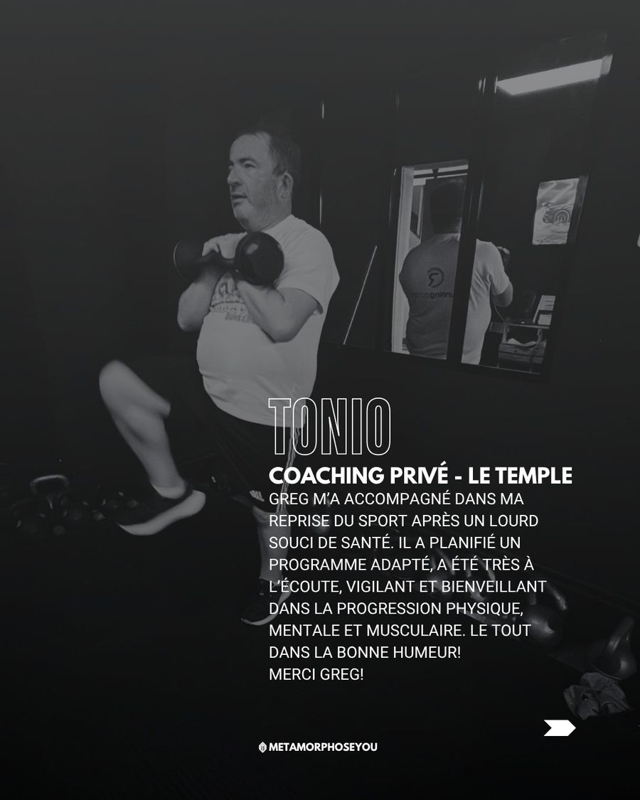 Témoignage de Tonio — Coaching privé